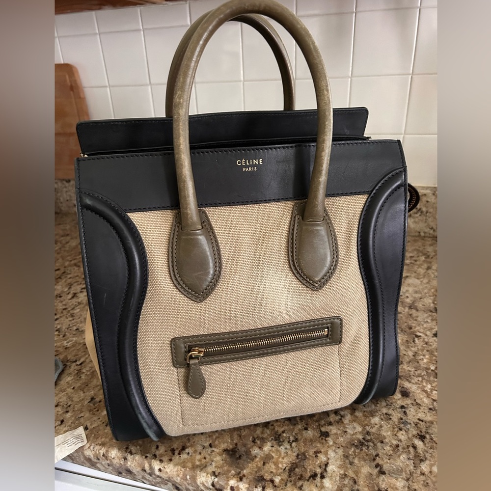 Celine Mini Tri-Color bag